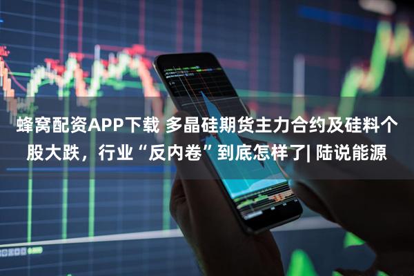 蜂窝配资APP下载 多晶硅期货主力合约及硅料个股大跌，行业“反内卷”到底怎样了| 陆说能源